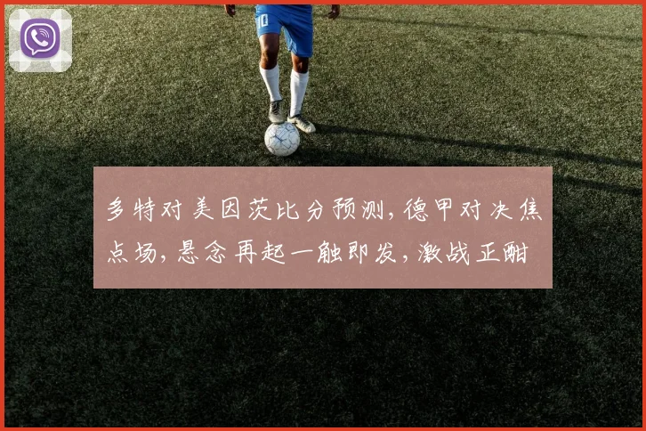 多特对美因茨比分预测,德甲对决焦点场,悬念再起一触即发,激战正酣,悬念难解。